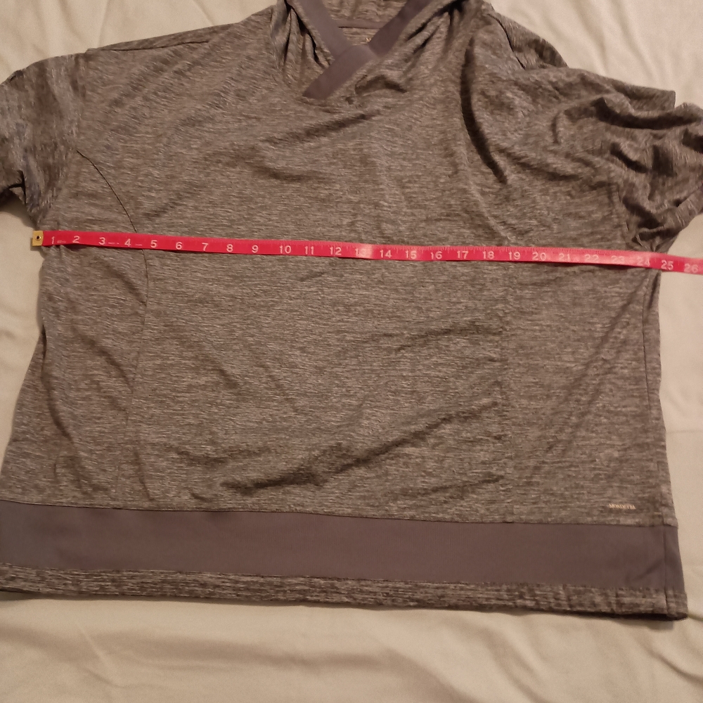 Mondetta Performance Luxury Hooded Pullover Womens Size XL Purple Grey - Picture 3 of 8